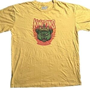 3X Kingpins yellow and red t shirt #skater #guttercat
